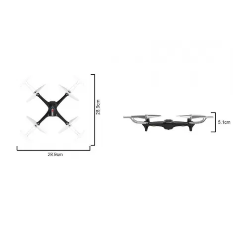 Радиоуправляемый квадрокоптер Syma X15A Black RTF 2.4G - SYMA-X15A-BLACK