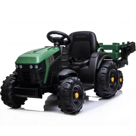 Детский электромобиль Bettyma трактор с прицепом 2WD 12V - BDM0925-GREEN