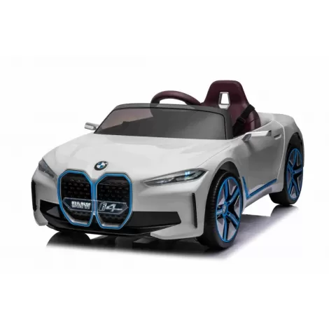 Детский электромобиль BMW I4 (полный привод, 12V) - JE1009-WHITE