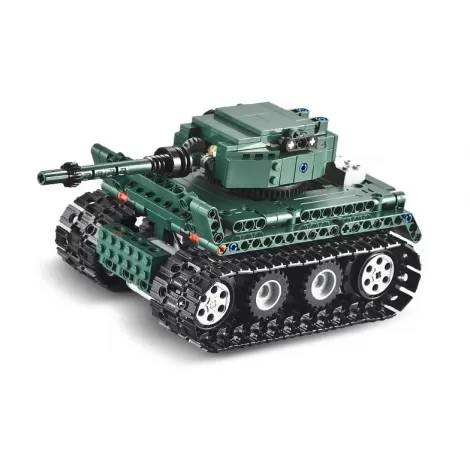 Конструктор Double E Cada Technics, Танк Tiger 1, 313 деталей, пульт управления - C51018W