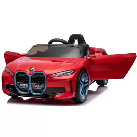 Детский электромобиль BMW I4 (полный привод, 12V) - JE1009-RED