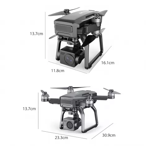 Квадрокоптер SJRC F7 3-AXIS 4K EIS 5G GPS RTFl - SJRC-F7-4K