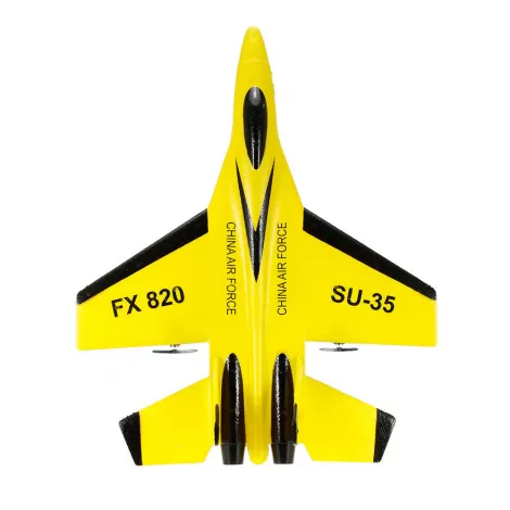 Радиоуправляемый самолет SU-35 для начинающих 2.4G - FX820-YELLOW