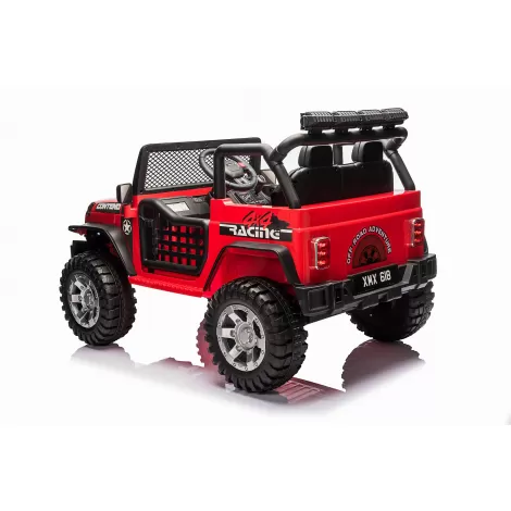 Детский электромобиль джип XMX с полным приводом (красный, EVA, 12V) - XMX618-4WD-RED