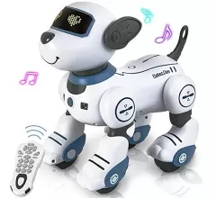 Радиоуправляемая интерактивная собака (русский звук, акб) - BG1533-BLUE