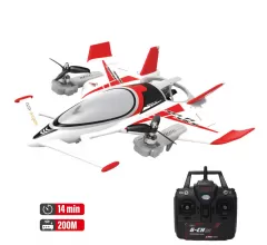 Радиоуправляемый самолет дрон SCI Fi Sky VTOL 3D6G 8ch - QIDI-570-RED