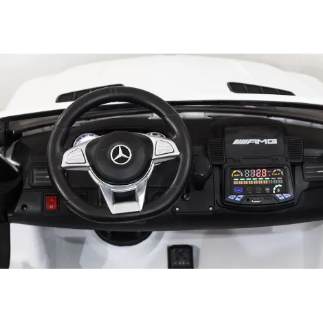 Детский электромобиль Mercedes Benz GLS63 LUXURY 4x4 12V 2.4G - White - HL228-LUX-W