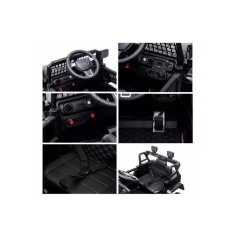 Детский электромобиль джип внедорожник 2WD 12V - BDM0922-BLACK