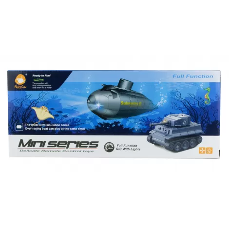 Катер на радиоуправлении Mini Boat (2.4G, 10 см) - 777-588S-Green