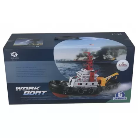 Радиоуправляемый буксир Seaport Work Boat 2.4 GHz - HL-3810