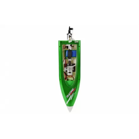 Катер на радиоуправлении Racing Flipped Boat (2.4G, 46 см, до 30 км/ч) - FT009-GREEN