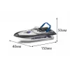 Катер на радиоуправлении Mini Boat (2.4G, 10 см) - 777-588-BLUE