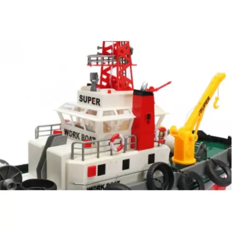 Радиоуправляемый буксир Seaport Work Boat 2.4 GHz - HL-3810