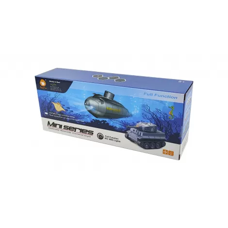 Подводная лодка на радиоуправлении PIGBOAT U-16 (с подсветкой) - 777-589-BLUE