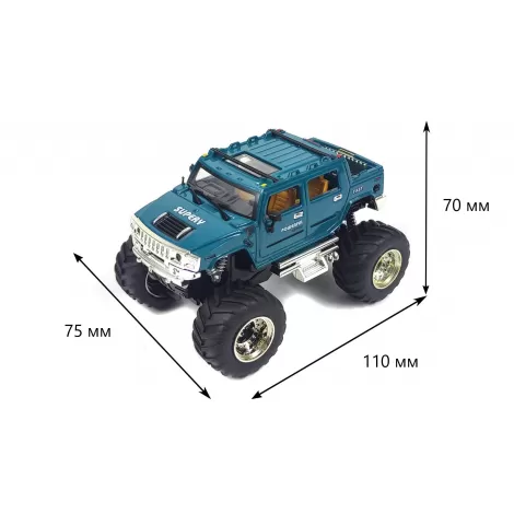 Машинка на пульте управления Hummer 1:43 - 2115-Green