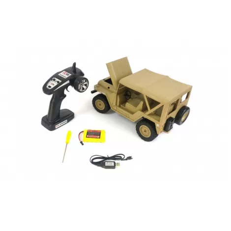 Радиоуправляемый Jeep 1:14 US M151 4WD 1:14 2.4G - BG1522-YELLOW