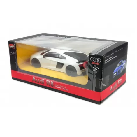 Машинка па пульте управления Audi R8 (1:24, свет фар) - 27057-White