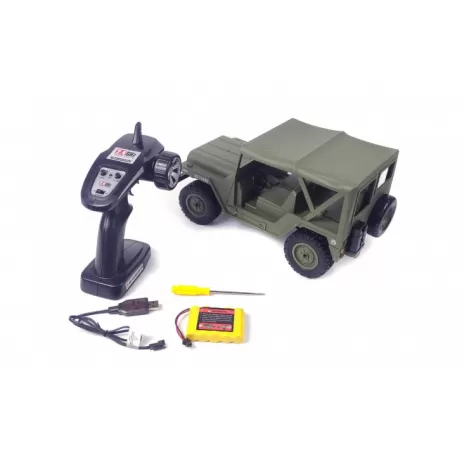 Радиоуправляемый Jeep 1:14 US M151 4WD 1:14 2.4G - BG1522-GREEN