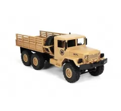 Радиоуправляемый грузовик Army Truck 6WD RTR масштаб 1:16 2.4G - WPLB-16-Yellow