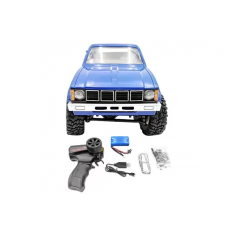 Радиоуправляемый краулер Military Truck Buggy Crawler RTR 4WD масштаб 1:16 2.4G - WPLC-24-Blue