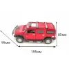 Радиоуправляемый джип Hummer H2 1:24 - 25020A-RED