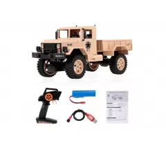 Внедорожник 1/12 4WD электро - Army Truck (2.4 гГц) - WLT-124301-brown