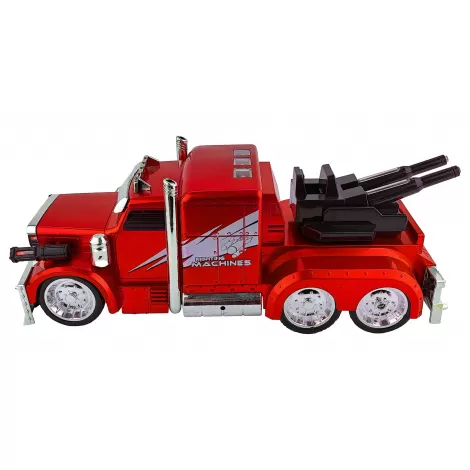 Радиоуправляемая боевая машинка-грузовик - 76599-RED