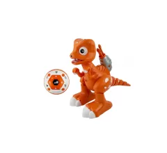 Игрушка динозавр на пульте управления Intelligent Dinosaur (Свет, звук, пар, стреляет, 29 см) - FK603A