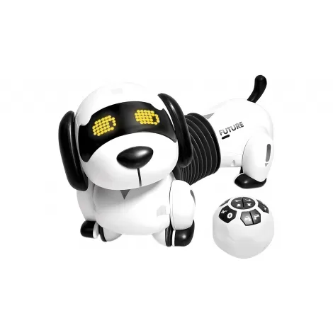 Интерактивная радиоуправляемая собака робот Такса (растягивается, световые и звуковые эффекты) - LNT-K22