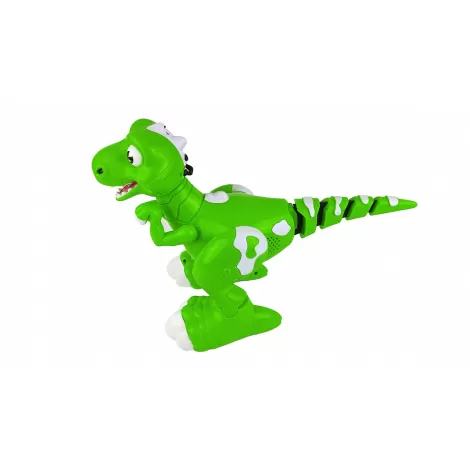 Интерактивная игрушка динозавр на пульте управления Jungle Overlord (Много эмоций, звуковые эффекты) - JIA-908A
