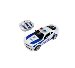 Робот трансформер Полицейский на пульте управления (Световые и звуковые эффекты) - 28169-White