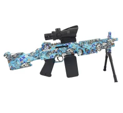 Пулемет M249 Mini стреляющий орбизами - FK972-Blue