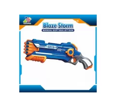 Дробовик бластер Blaze Storm с мягкими пулями (2-ой выстрел) - ZC7037