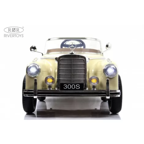 Детский электромобиль Mercedes-Benz 300S бежевый