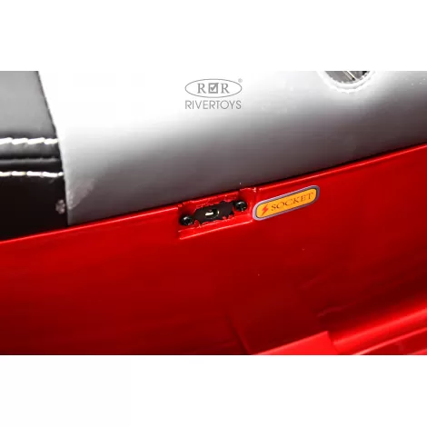 Детский электромобиль Мercedes-Benz G65 вишневый глянец