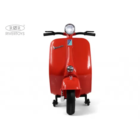 Детский электроскутер VESPA (M888MM) красный