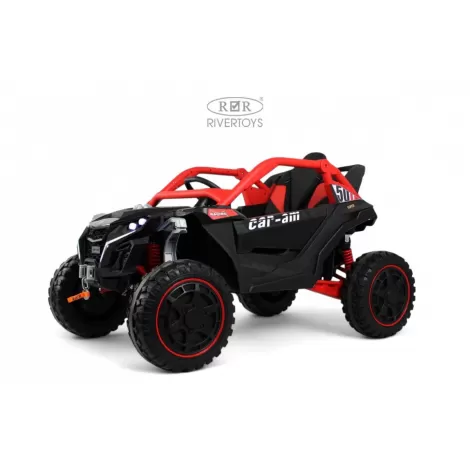 Детский электромобиль Z707ZZ черно-красный