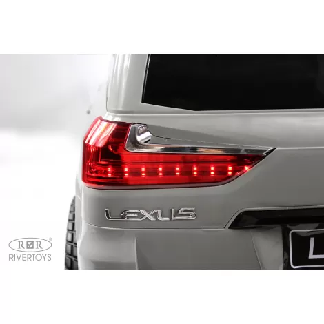 Детский электромобиль Lexus 570 (E555EE) серый