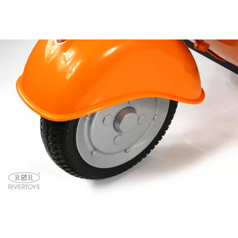 Детский электроскутер VESPA (M888MM) оранжевый