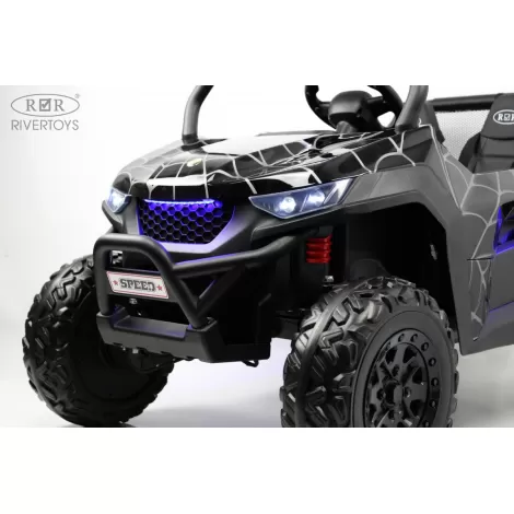 Детский электромобиль T777TT 4WD черный Spider