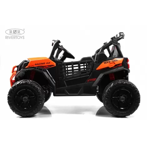 Детский электромобиль K777KK LUX 4WD оранжевый