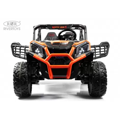 Детский электромобиль K777KK LUX 4WD оранжевый