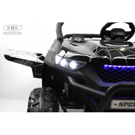 Детский электромобиль T777TT 4WD черный Spider