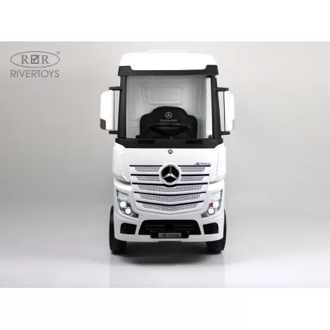 Детский электромобиль Mercedes-Benz Actros 4WD (HL358) белый