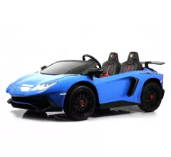 Детский электромобиль Lamborghini Aventador SV (M777MM) синий