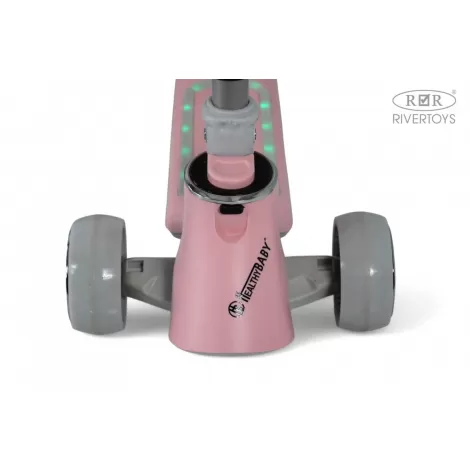 Детский самокат HB-008 розовый