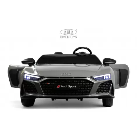 Детский электромобиль AUDI R8 (M333MM) серый