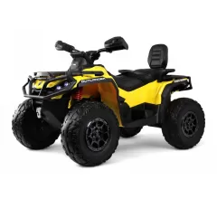 Детский электроквадроцикл BRP Can-Am Outlander (Y888YY) желтый