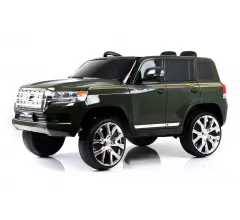 Детский электромобиль Toyota Land Cruiser 200 (JJ2022) зеленый глянец