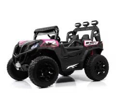 Детский электромобиль C111CC темно-розовый